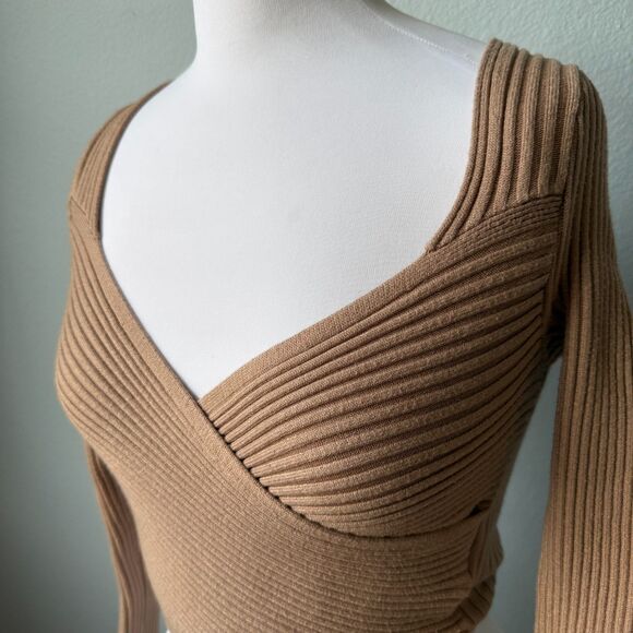 Abercrombie Wrap Sweater Top Size XS - Picture 3 of 8